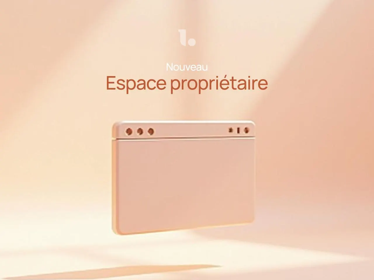 Une carte « Nouveau, Espace propriétaire » et une fenêtre de navigateur