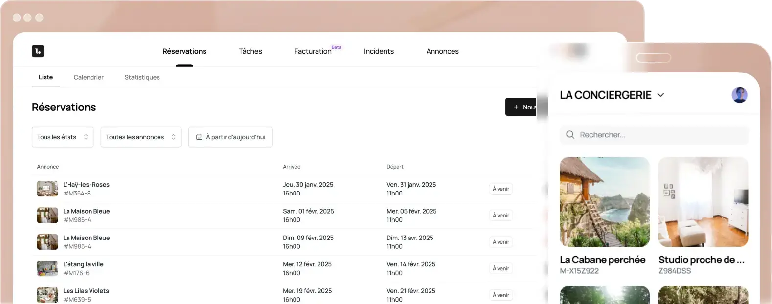 Logiciel de gestion pour conciergerie locative Airbnb